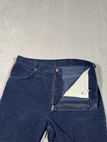 Vintage 70s Wrangler Corduroy Pants Size 28x30 Bootcut Flare Talon Zipper USA by Wrangler, $38 - Photo 4