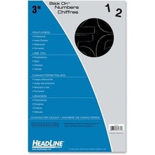 Headline Stick-on Vinyl Numbers 31331