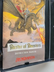Master of Monsters (Sega Genesis, 1991) CIB, Tested Nice Cart, WATER DAMAGED BOX
