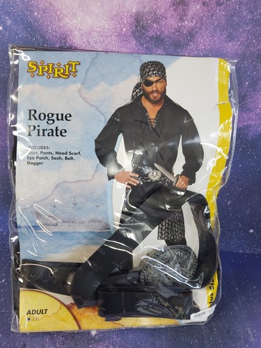 Spirit Halloween Mens Rogue Pirate Costume Adult Size XX-Large - Picture 2 of 5