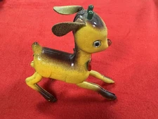 1940s Vintage Modern Toys Yearling Tin Wind-Up Deer Original Box Occupied Japan