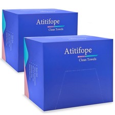 Disposable Face Towels Makeup Remover Wipes Super Soft and Thick Dry Cleaning...