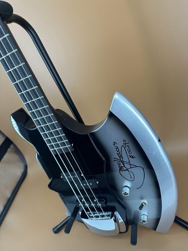 Guitarra eléctrica de 4 cuerdas en forma de hacha con diapasón negro y pastillas 2H - Imagen 6 de 15