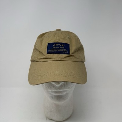 Orvis Vintage Issue Military Grade Ripstop Adjustable Baseball Cap Hat Khaki 