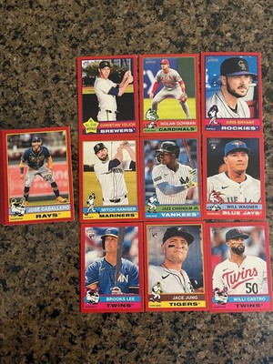 2025 Topps Heritage - MEGA BOX RED BORDER - You Pick - Free Ship w/$3 Purchase