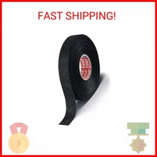 Tesa 51608 Black Fuzzy Fleece Interior Wire Loom Harness Tape for VW, Audi, Merc