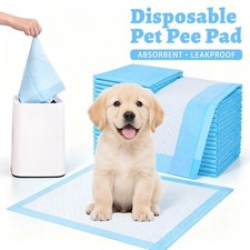 Disposable Puppy Training Pee Pads 50/100 Pack Absorbent Quick Dry Dog Toilet Ma