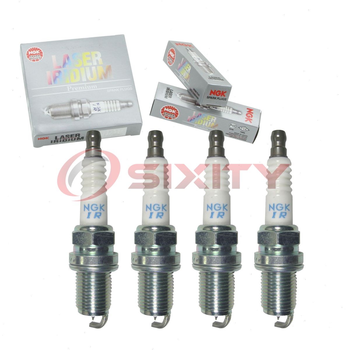 4 pc NGK 6502 IFR5L11 Laser Iridium Spark Plugs for 98079-5517U Ignition cx