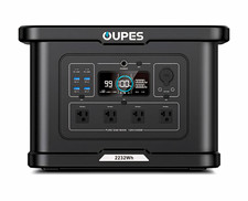 OUPES Exodus Portable Power Station 2232Wh Pure Sine Wave 2400W 120V
