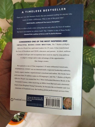 The 7 Habits of Highly Effective People, PB - by Stephen R.Covey (Author) - Picture 2 of 3