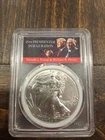 1oz Silver Eagle PCGS MS70 Trump Pence 2017