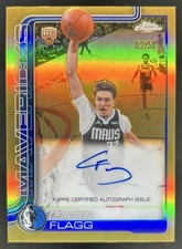 2025-26 Topps Chrome Update Cooper Flagg Auto RC Gold Refractor #/50 Mavericks