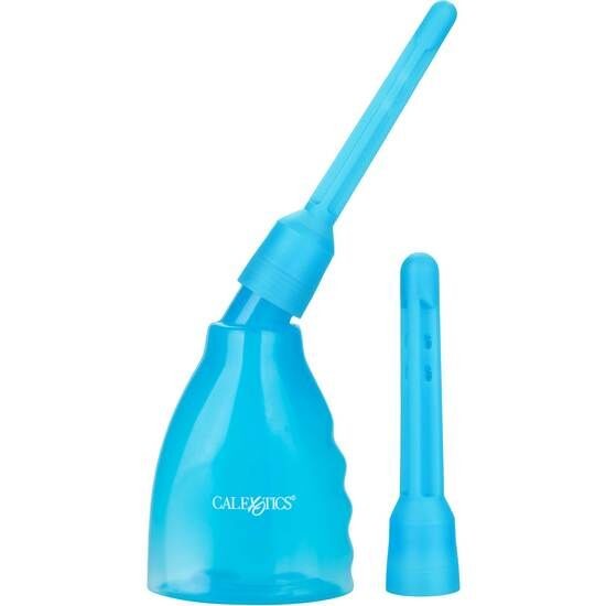 Douche Anale Ultime Douche Bleu Calexotics Poire de Lavement Souple 25cm