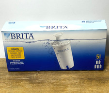 Brita Standard 5 Replacement Water Cartridge Filters for Pitchers & Dispensers