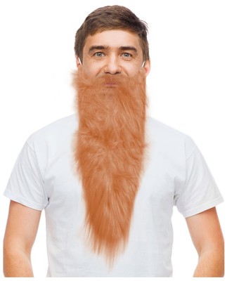Costume Adventure Ginger Blonde Hillbilly Beard Long Fake Irish Rednec