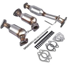 3Pcs Catalytic Converter Compatible with Buick Enclave Chevy Traverse GMC