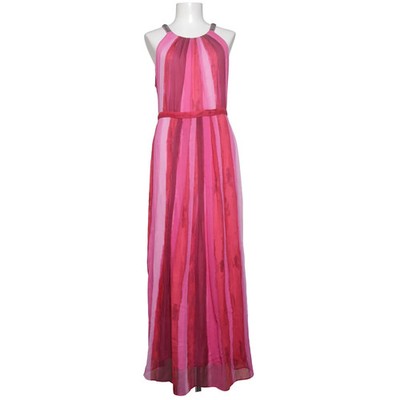 Comma, Maxikleid, Größe: 38, Pink/Rot/Mehrfarbig, Polyester, Damen #CBv