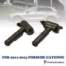 2x For 2011-2013 Porsche Cayenne Left Right Headlight Washer Spray Nozzle Jet 2x For 2011-2013 Porsche Cayenne Left Right Headlight Washer Spray Nozzle Jet
