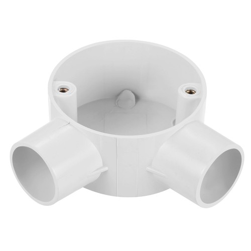 PVC Conduit Box Junction Box 90° 2 Way 25mm M4 x 0.7 for Electronic Project - Picture 1 of 5