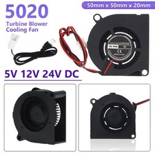5020 50mm Turbine Blower Cooling Fan Silent Fan - 5V 12V 24V DC - 3D Printer