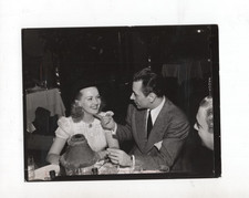 Betty Grable George Raft Ciro's Candid Orig 1940s 4x5 Photo