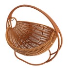 Braided Imitation Rattan Tray: Fruit and Vegetable Hand-Woven Basket Storage