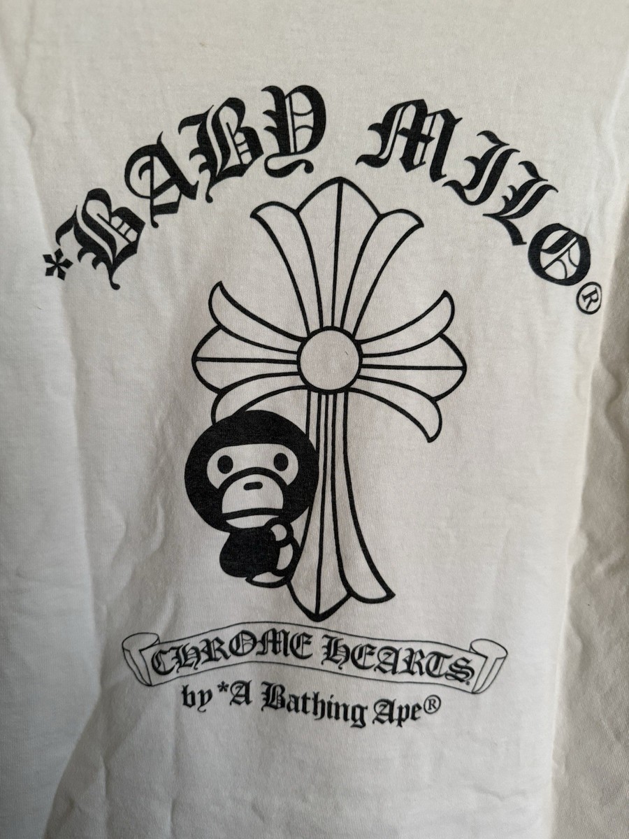 Authentic Bape x Chrome Hearts T-Shirt | eBay