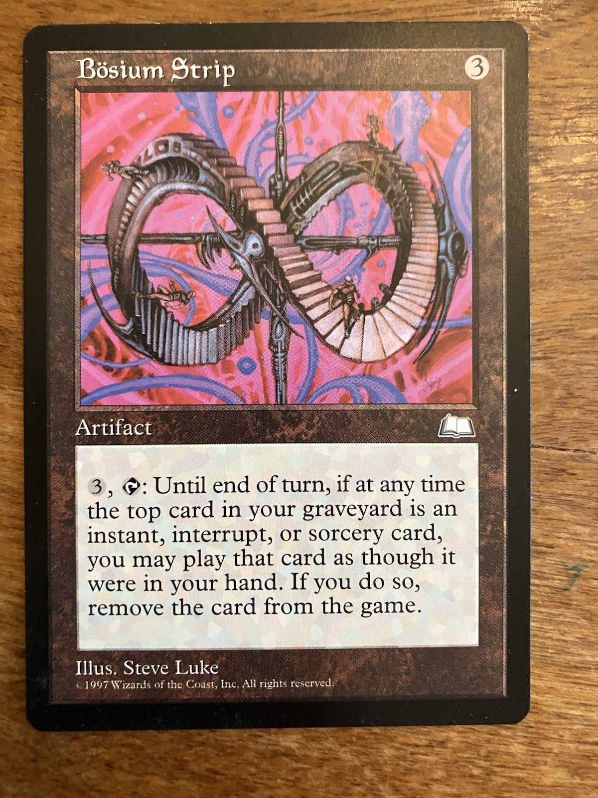 MTG Bosium Strip | Weatherlight | NM | Rare Artifact | Graveyard |
