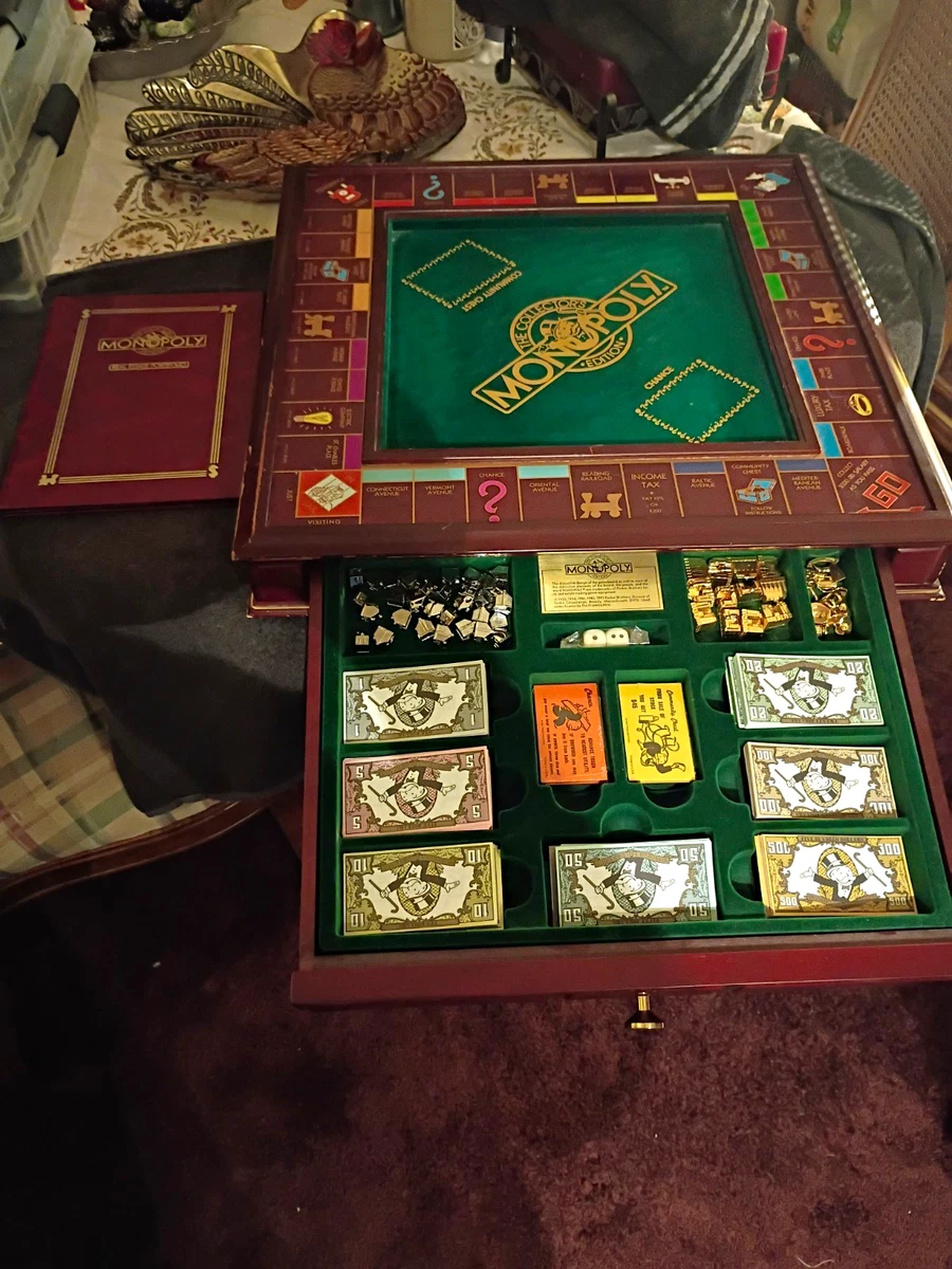 希少⭐️MONOPOLY The Collector's Edition ラグ Franklin Mint Monopoly Contemporary Manufacture Board