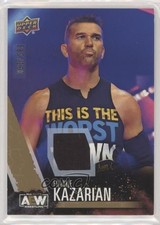 2021 AEW All Elite Wrestling Gold Memorabilia 30/199 Frankie Kazarian #27 0n9o
