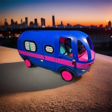 Glamper Fashion Camper Casa delle Bambole LOL Surprise OMG 4-in-1 Camper Blu Scuro