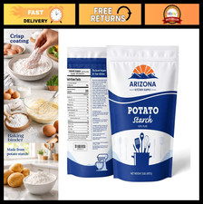 Premium Potato Starch, 2 lb - Gluten-Free Thickener for Baking  Cooking