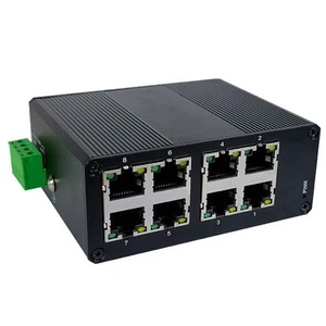 8 Interrupteur industriel de port Mini Commutateur réseau Ethernet de l'industrie DIN Rail3121