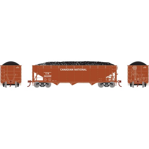 Tolva de carbón desplazada Athearn 33083 HO CN 40' con carga #324480 | Condition: New