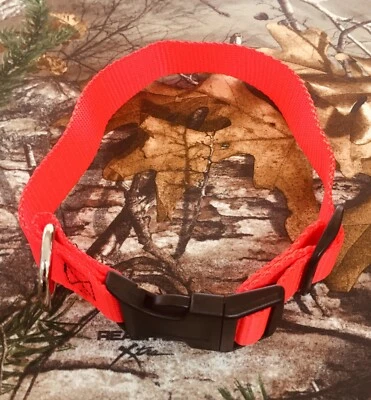 SNOW CREEK - Hunting Dog Collars - Hunter Orange (MADE IN KY, USA)