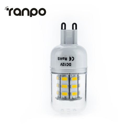 Dc 12V 24V 7W Regolabile E27 E14 GU10 27 LED Corn Light Lampada 5730 SMD Bianco - Foto 10 di 18