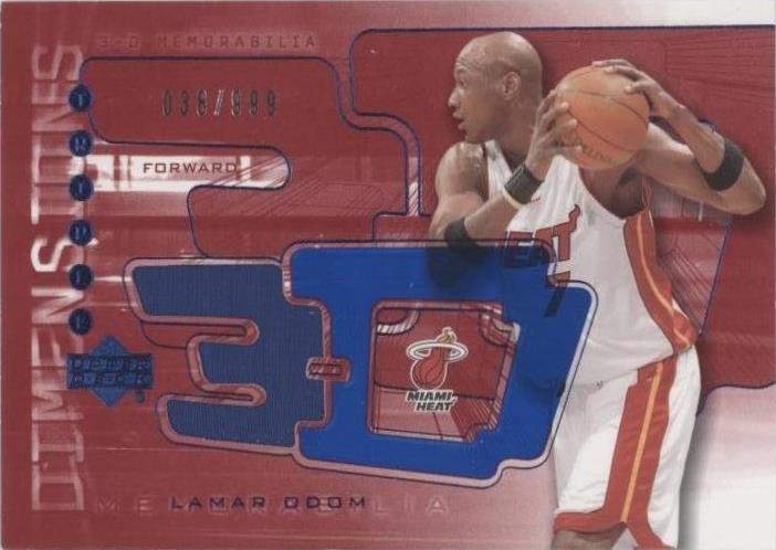 2003-04 Upper Deck Triple Dimensions - Lamar Odom #3DW22 - 1 of 2