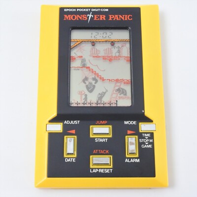 LCD MONSTER PANIC Handheld Console Boxed Game Watch Epoch