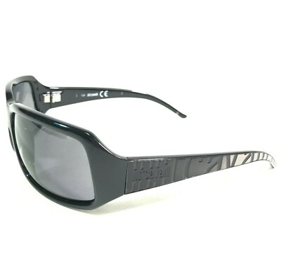 Just Cavalli Sunglasses SJC019K COL.700V Thick Black Gold Frames Gray Lenses Just Cavalli Transparent Butterfly Sunglasses SJC020K 700V  main image 3