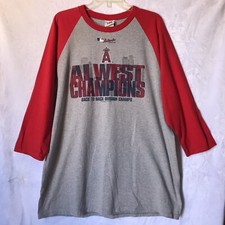 Lee Sport Y2K 2005 California Anaheim Angels MLB Shirt Baseball Men's Sz XL