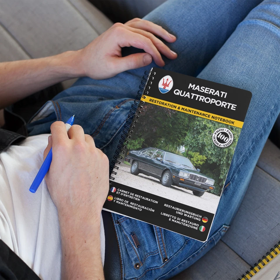 MASERATI QUATTROPORTE : Libretto Di Restauro E Manutenzione - CONSEGNA GRATUITA - Immagine 2 di 4