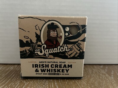 Dr. Squatch Limited Edition Soap IRISH CREAM & WHISKEY St Patrick s Day Bar