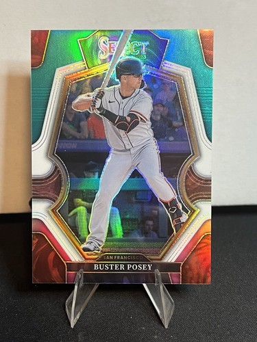 2023 Panini Select - Buster Posey /49 Teal White Pink Prizm