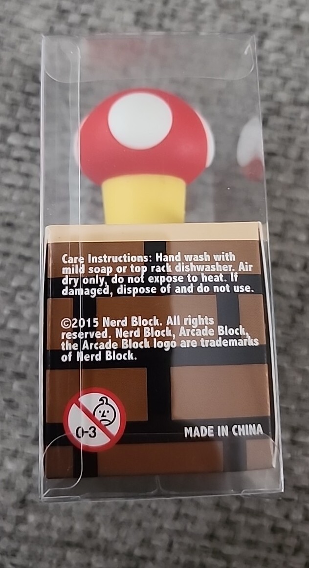 Nerd Block Exclusive Super Mario Mashroom Wine Stopper Collectible