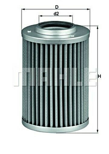 MAHLE HX 164D1 Hydraulikfilter - Für Audi A6 C6 Automatikgetriebe