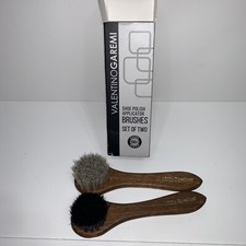 Valentino Garemi Shoe Polish Applicator Brush Set Of 2 Made In Germany