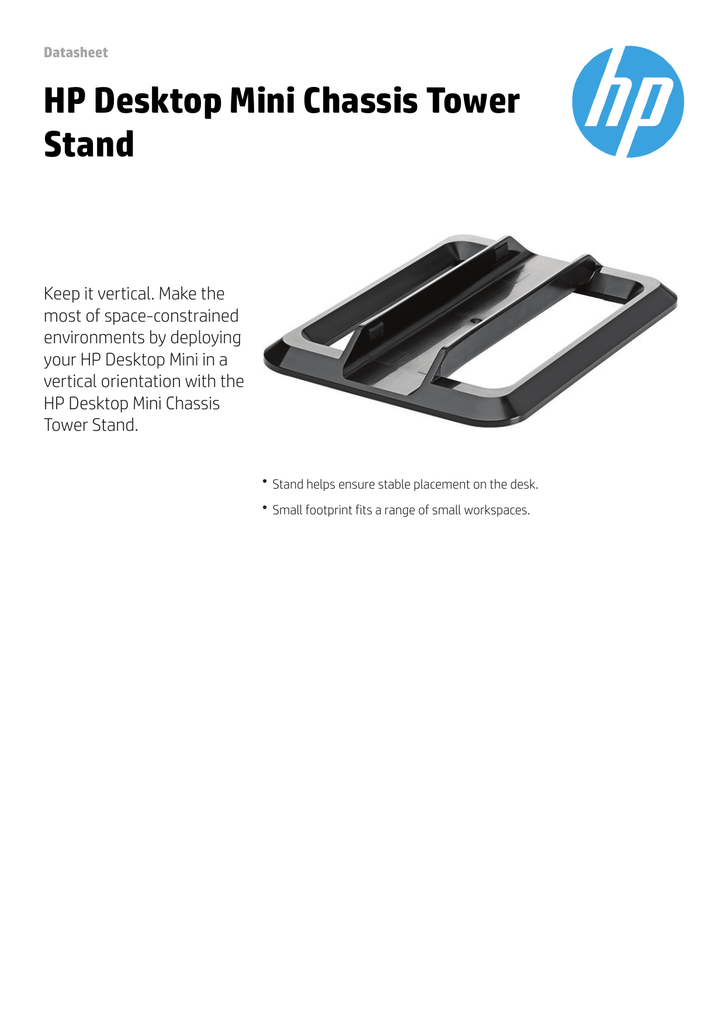 HP 747923001 G1K23AA Desktop Mini DM PC Chassis Tower Desk Stand New