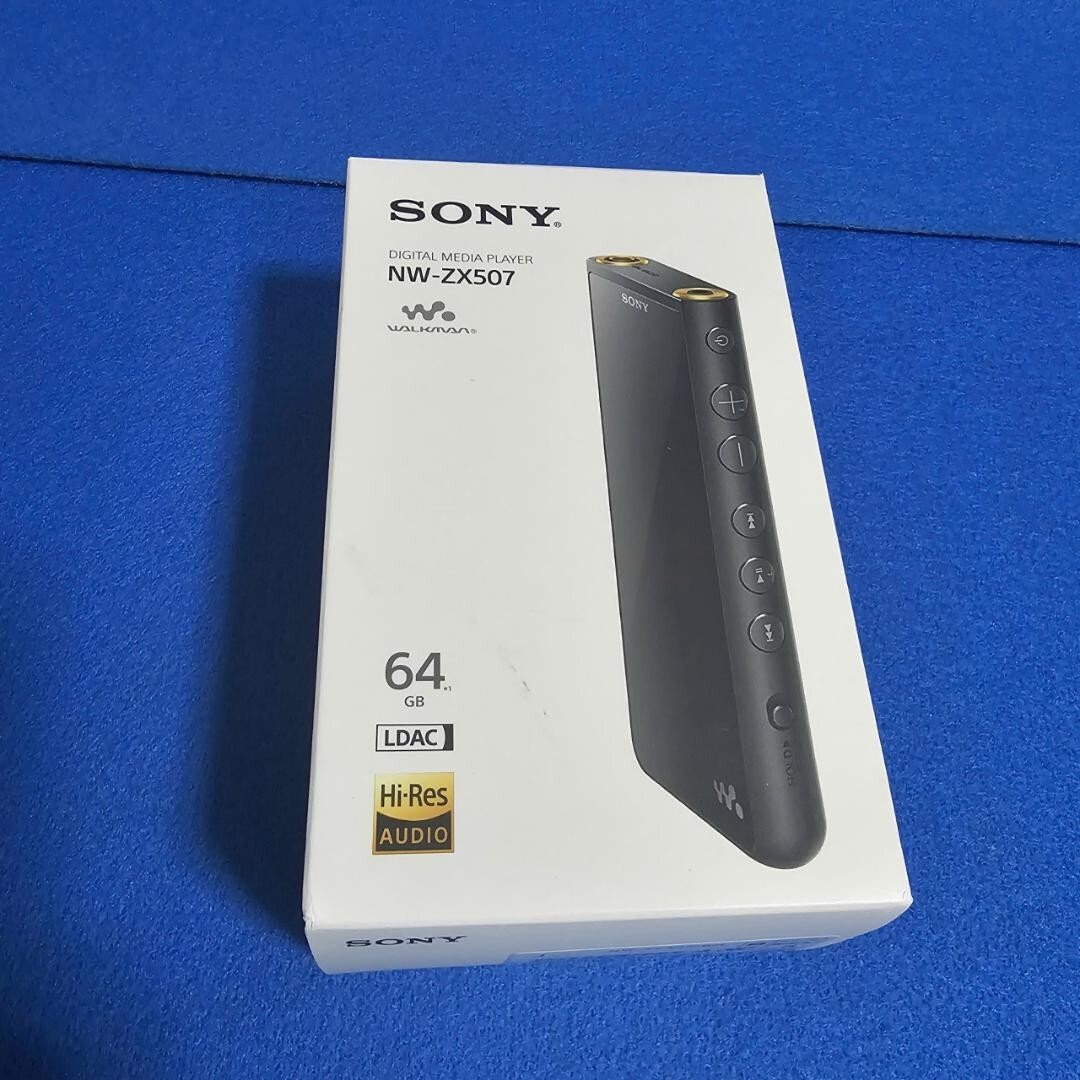 SONY WALKMAN NW-ZX507 64GB Hi-Res ZX Series Audio Player Black English available SONY WALKMAN NW-ZX507 64GB Hi-Res ZX Series Audio Player Black English available