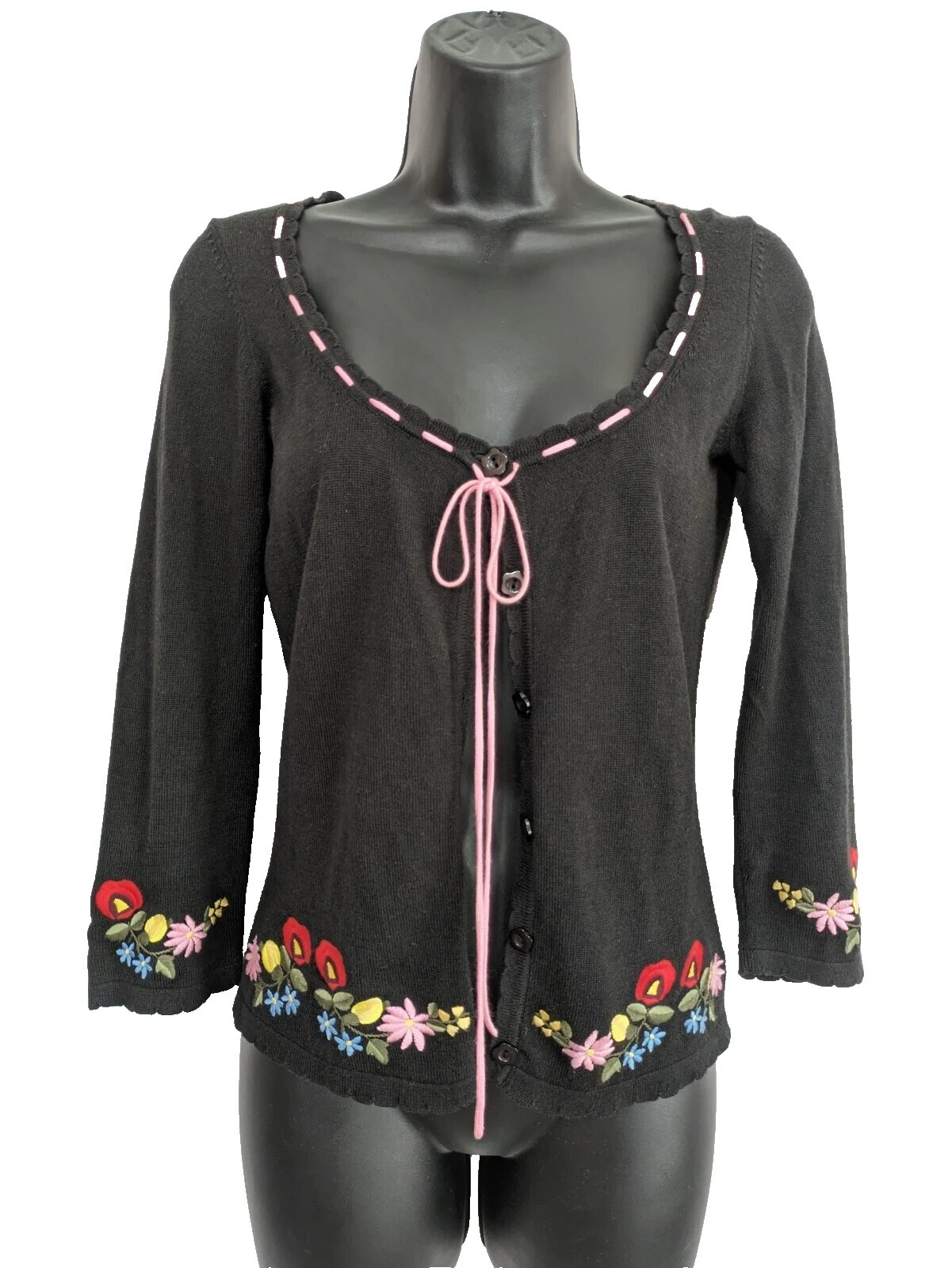 Suéteres Negro Algodón Betsey Johnson para Mujeres