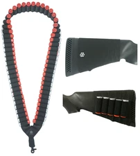 Deluxe 60 Bandolier shotgun shell holder & shotgun butt stock sleeve 